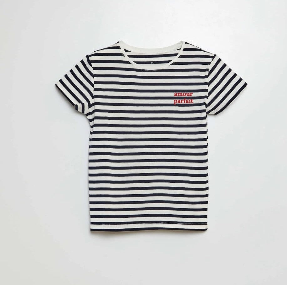 T-SHIRT MARINIERE FILLE